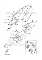 SIDE COVER for Yamaha YQ50 2008