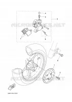 FRONT BRAKE CALIPER for Yamaha YQ50 2008