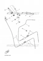 HANDLEBAR & CABLES for Yamaha YQ50 2008