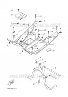 STAND / FOOTREST for Yamaha YQ50 2008