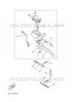 REAR BRAKE MASTER CYLINDER for Yamaha YQ50 2008