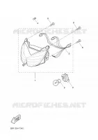 HEADLIGHT for Yamaha YQ50 2008