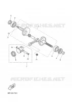 CRANKSHAFT / PISTON for Yamaha YQ50 2003