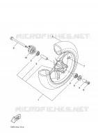 FRONT WHEEL for Yamaha YQ50 2003