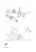 FRONT BRAKE CALIPER for Yamaha YQ50 2003