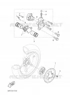 REAR BRAKE CALIPER for Yamaha YQ50 2003