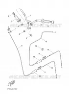 HANDLEBAR & CABLES for Yamaha YQ50 2003