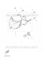 HEADLIGHT for Yamaha YQ50 2003